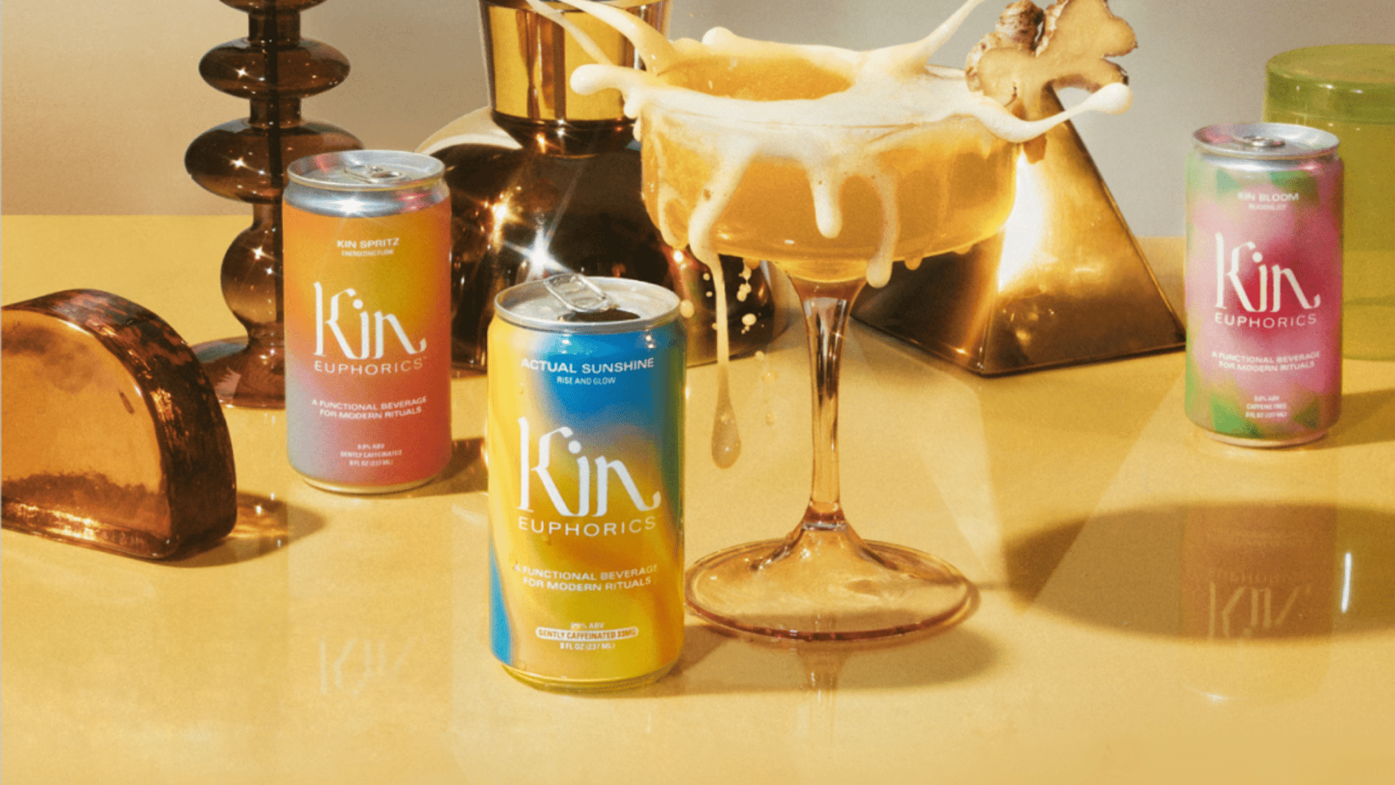 Rise & Glow with Kin Actual Sunshine — the latest of its Kin straight from the Tropics - Boisson