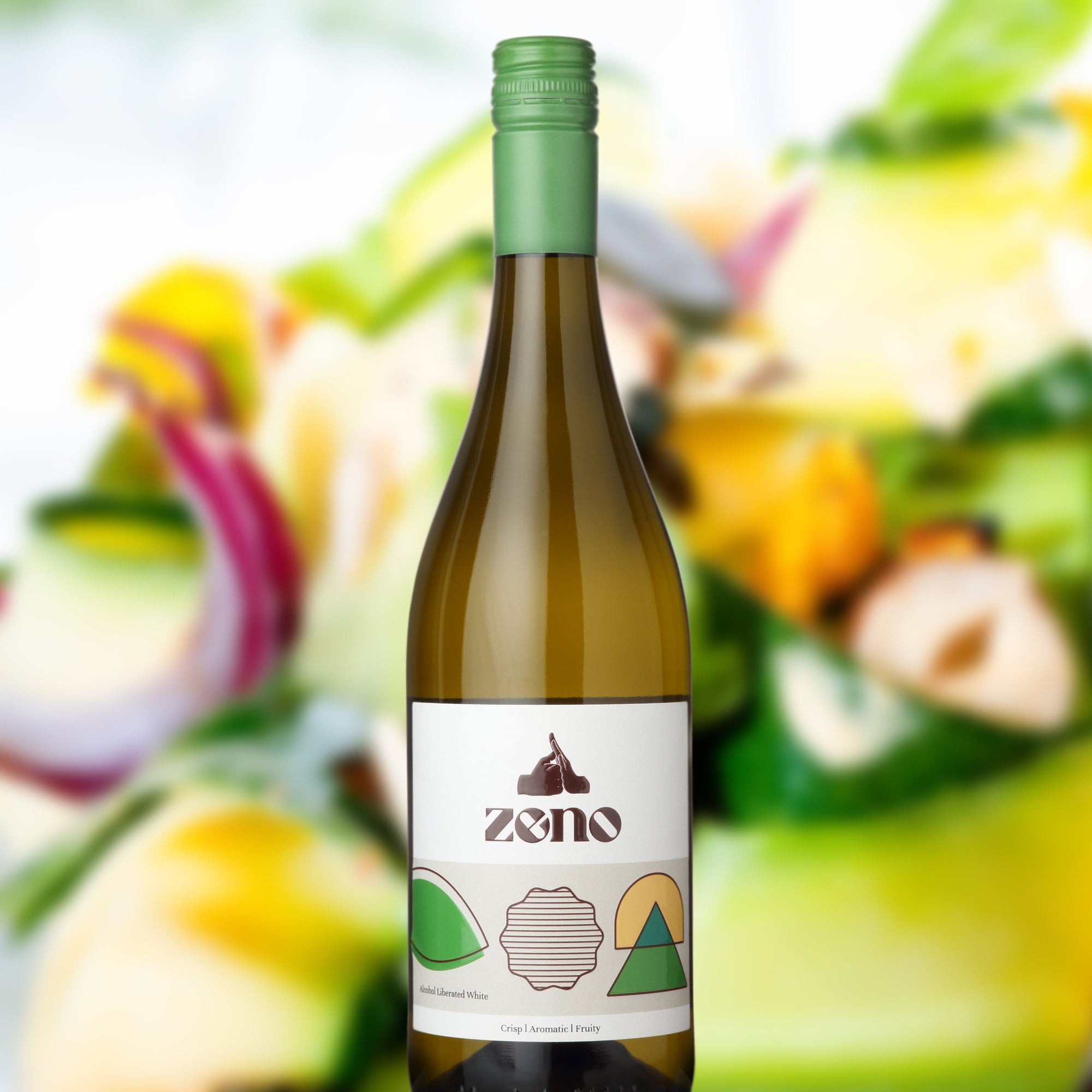 Zeno - White Non-Alcoholic Wine - 750ml - Lifestyle