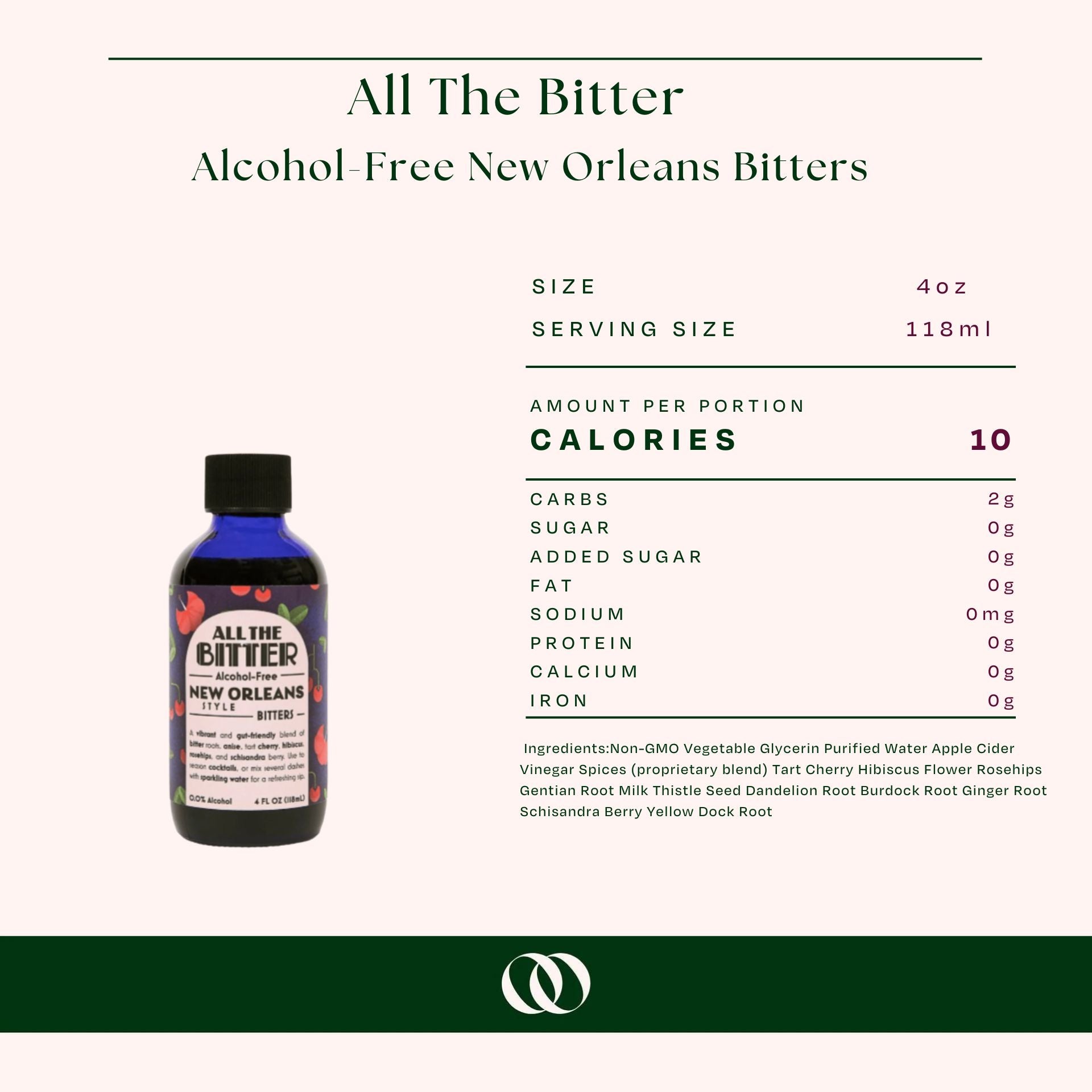 All The Bitter - Alcohol-Free New Orleans Bitters - Boisson