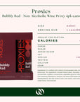 Proxies - Bubbly Red - Non-Alcoholic Wine Proxy 4pk cans