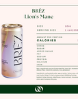 BRĒZ Flow Lion's Mane 12oz - 4 Pack - Boisson