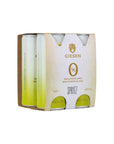 Packaged Giesen 0% alcohol-free spritz with two cans inside on a white background