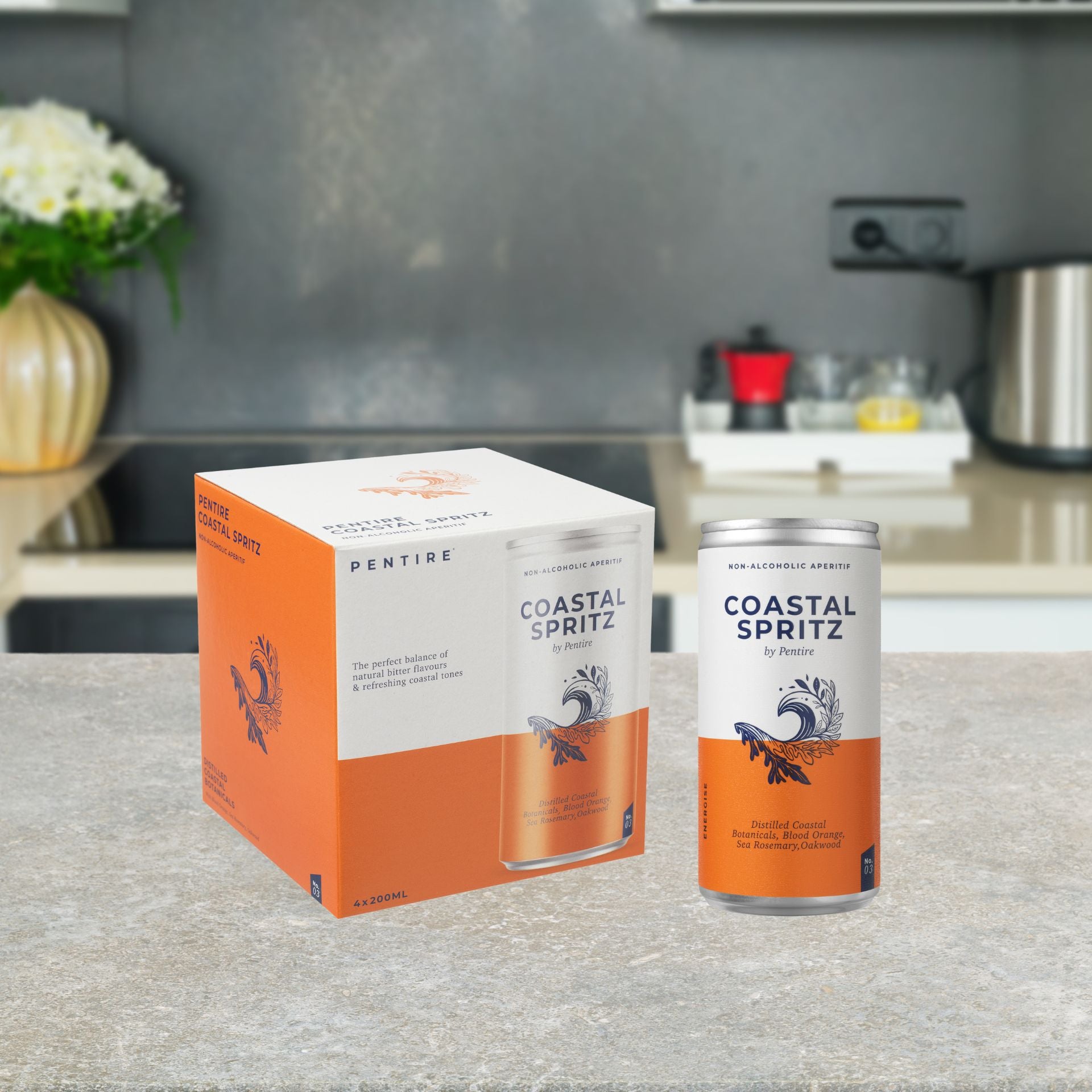 Pentire - Coastal Spritz - 200ml 4pk Can – Boisson