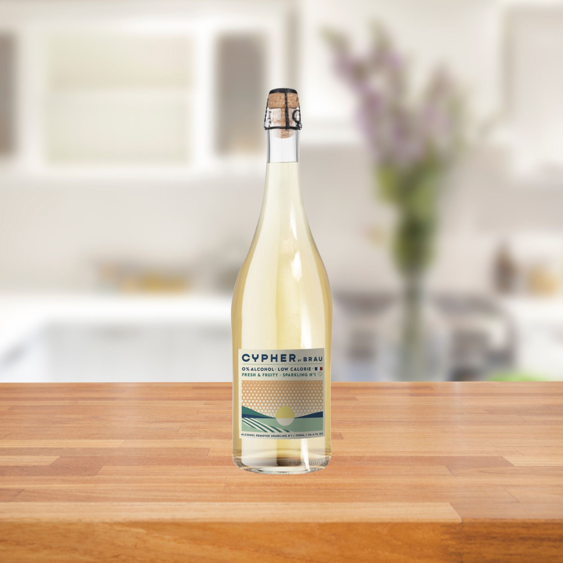 Cypher - Sparkling N°1 Non-Alcoholic Wine - 750ml - Lifestyle