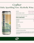 Cypher - Baby Sparkling Non-Alcoholic Wine - 250ml Can - Nutrition