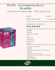 Do'Mo - Scrumptious Berry Bramble - Functional Beverage - 4pk 12oz can