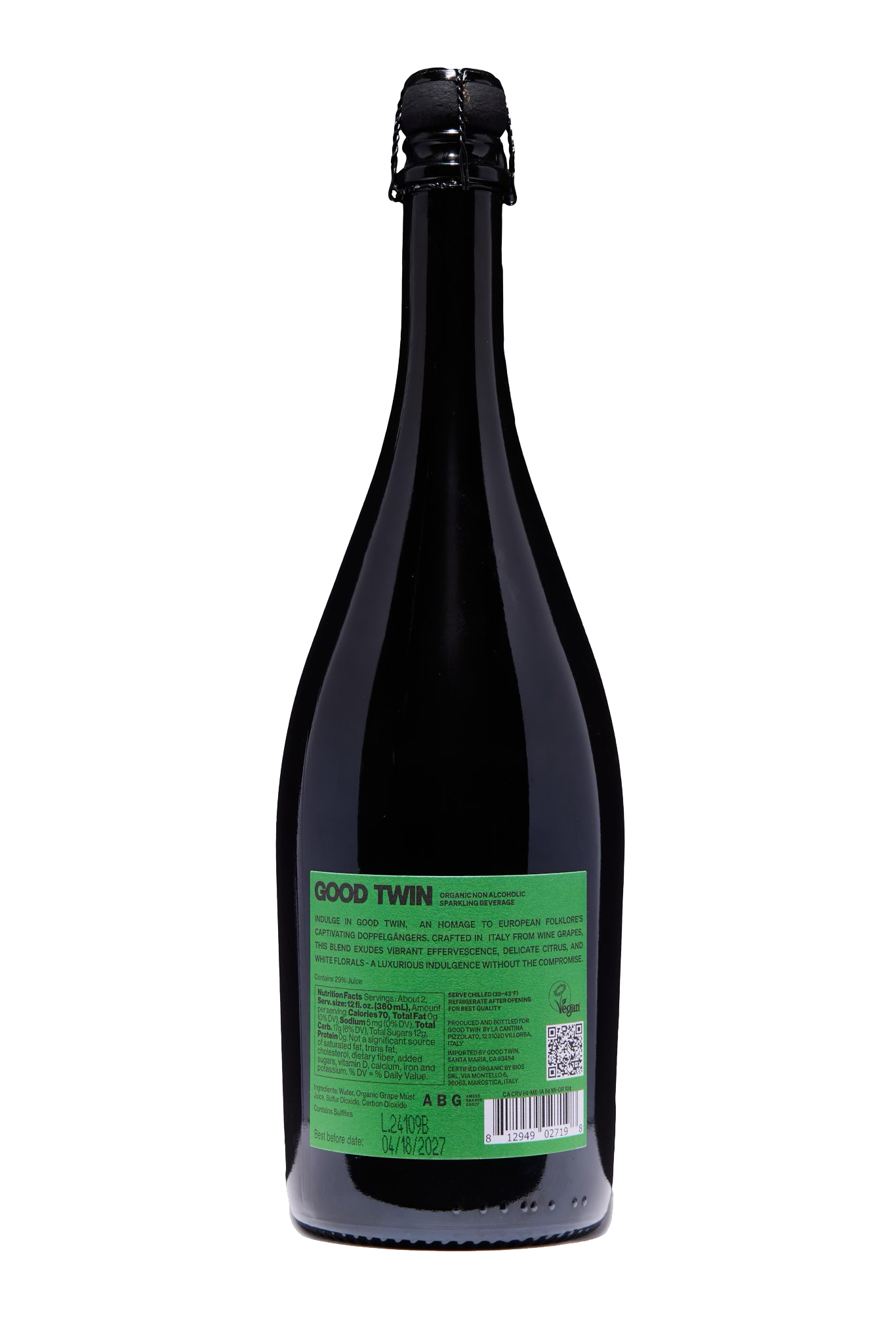 Good Twin - Non Alcoholic Prosecco 750ml