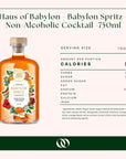 Haus of Babylon - Babylon Spritz - Non-Alcoholic Cocktail -750ml