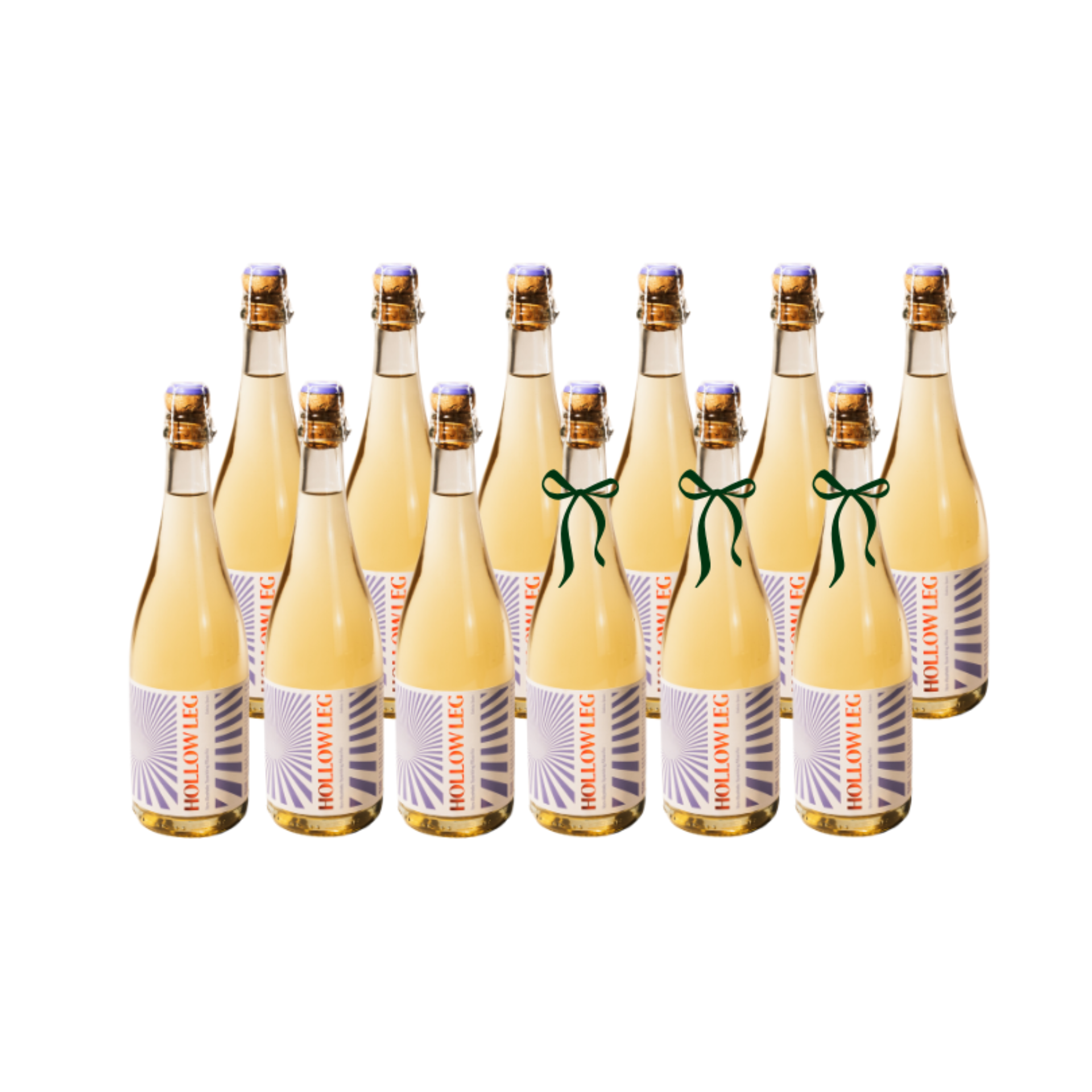 Hollow Leg - Sparkling White Cuvée - Non-Alcoholic Sparkling Wine Bundle