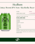 Hedlum Juicy Boom IPA Non-Alcoholic Beer 12oz Can 6 Pack - Boisson