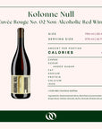 Kolonne Null Cuvée Rouge No. 02 Non-Alcoholic Red Wine - Nutrition