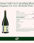Kolonne Null Cuvée Sparkling Blanc Magnum 1.5L Non-Alcoholic Wine - Nutrition