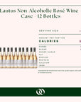 Lautus Non-Alcoholic Rosé Wine - Case - 12 Bottles - Boisson