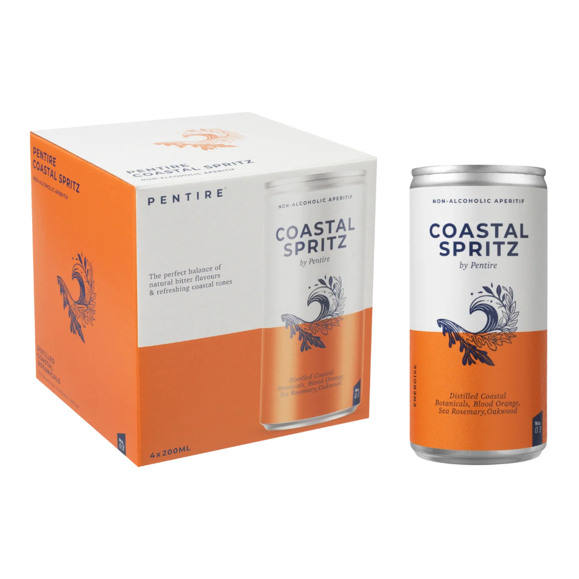 Pentire - Coastal Spritz - 200ml 4pk Can