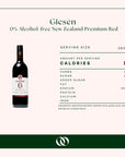 Giesen 0% Alcohol-free New Zealand Premium Red - Nutrition