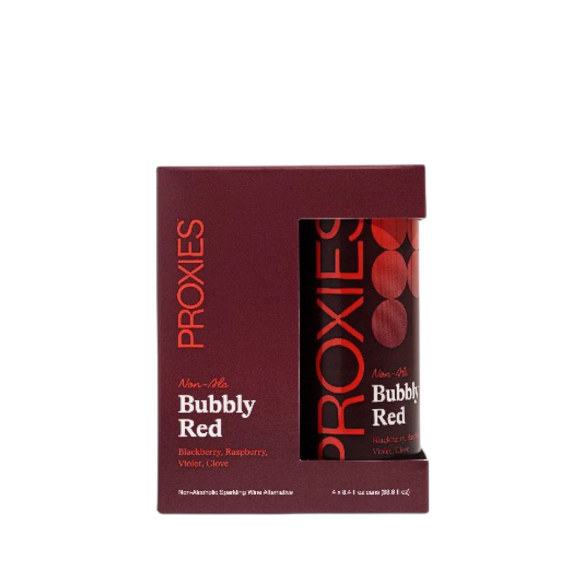 Proxies - Bubbly Red - Non-Alcoholic Wine Proxy 4pk cans – Boisson