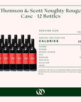 Thomson & Scott Noughty Rouge Case - 12 Bottles - Boisson