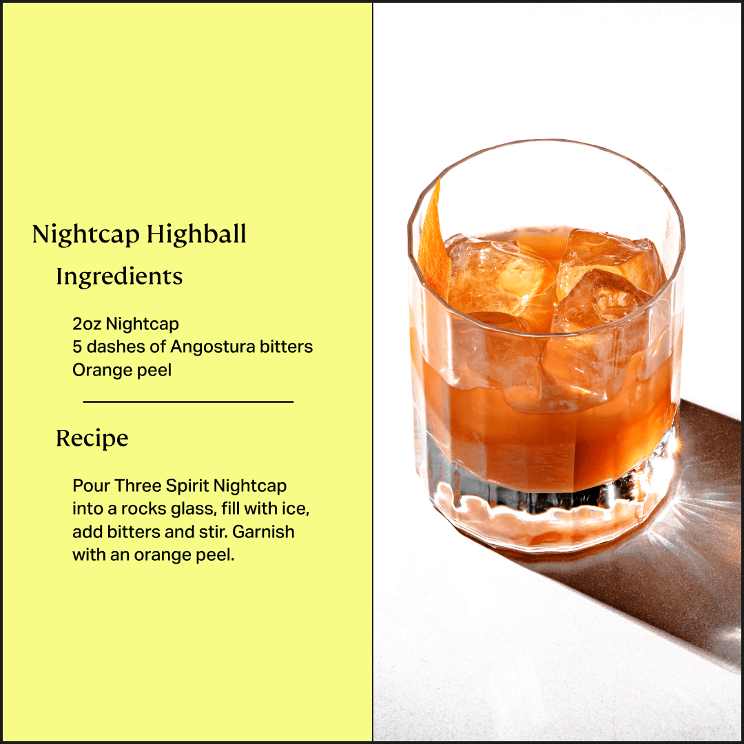 Three Spirit - Nightcap - Non-Alcoholic Botanical Elixir – Boisson