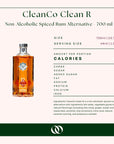 CleanCo Clean R - Non-Alcoholic Spiced Rum Alternative - 700 ml