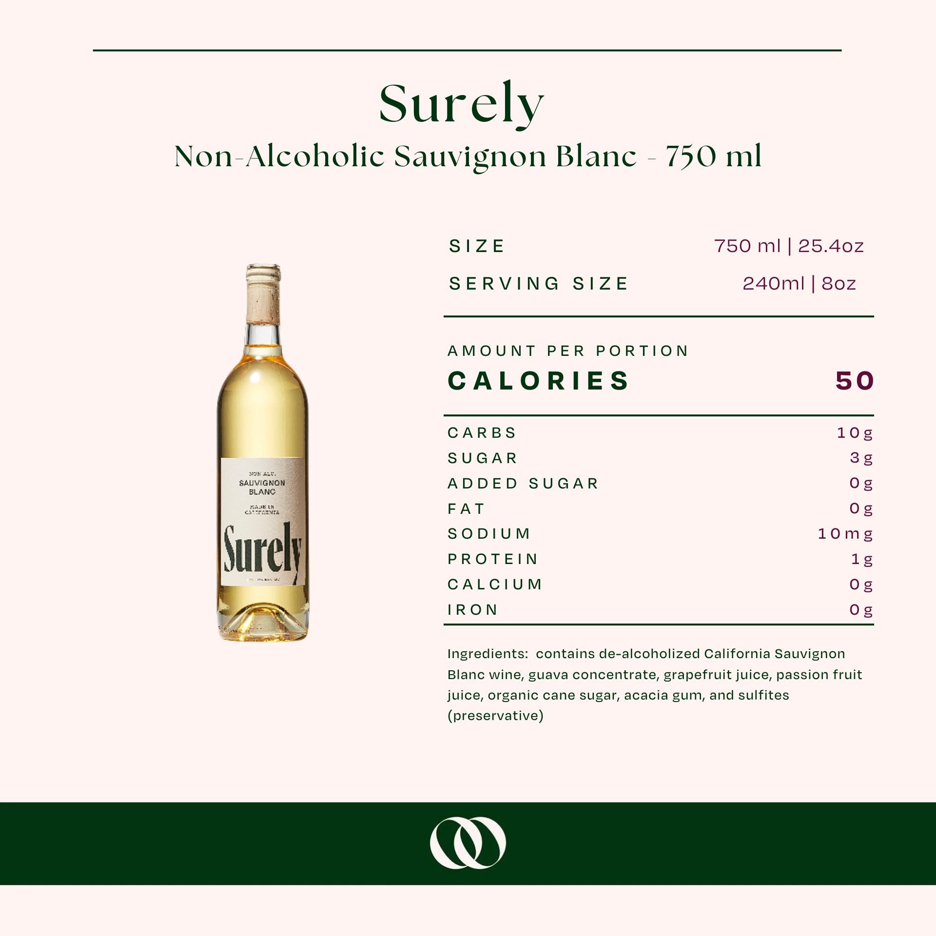 Surely - Non-Alcoholic Sauvignon Blanc - 750 ml