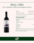 Misty Cliffs Non-Alcoholic Cabernet Sauvignon Merlot - Nutrition
