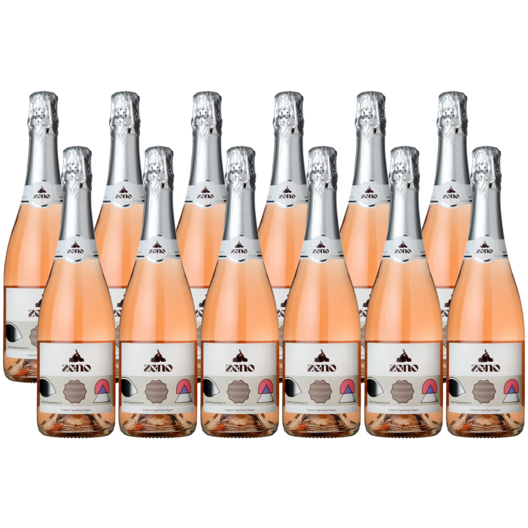 アルベロベロジレ ZENO Alcohol Liberated Sparkling Rosé NV - Case (12 Bottles) – Boisson