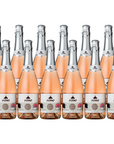ZENO Alcohol Liberated Sparkling Rosé NV - Case (12 Bottles)