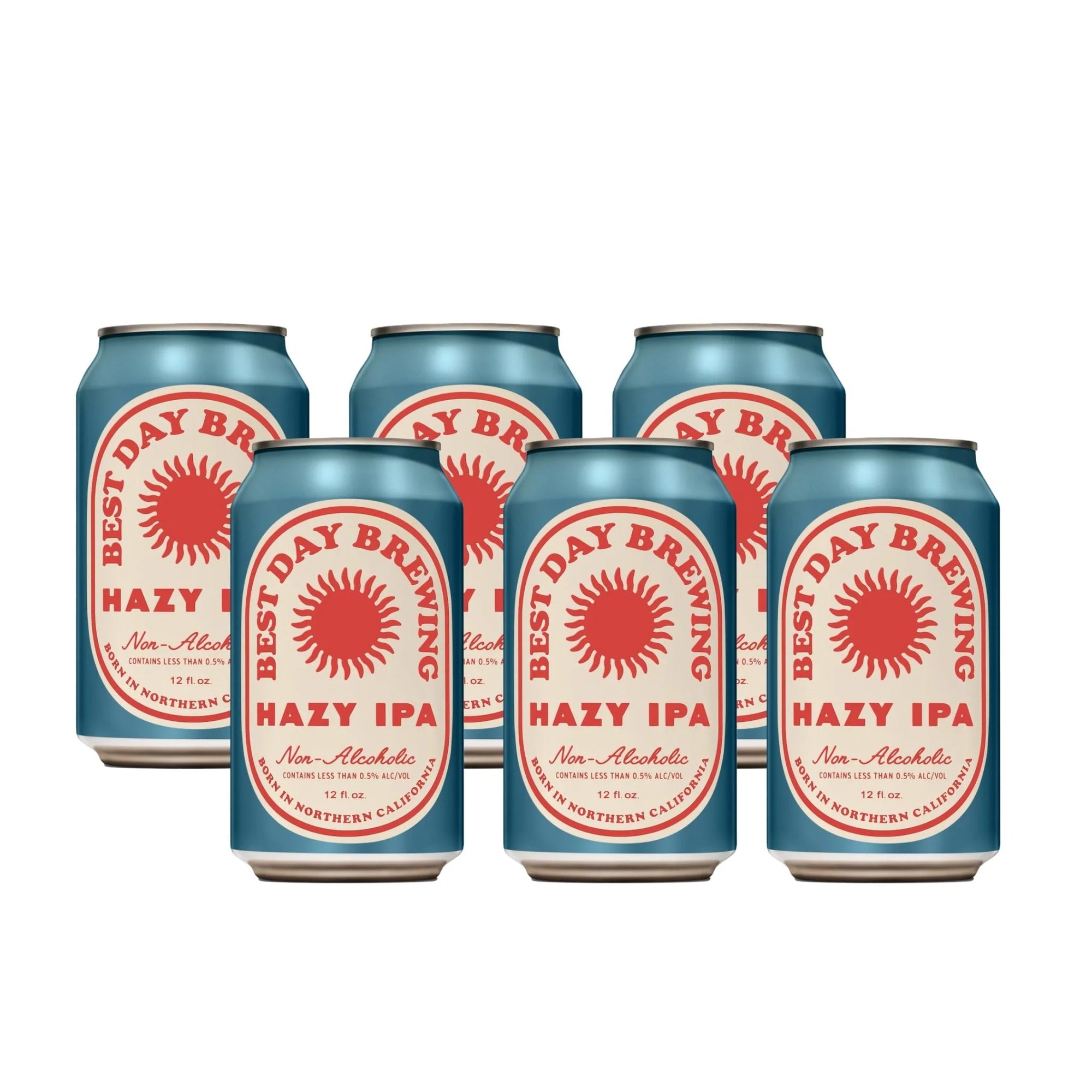 Best Day Brewing Non-Alcoholic HAZY IPA (6 pack)