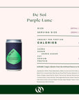 De Soi - Purple Lune Non-Alcoholic Apéritif- Can (4-pack) - Boisson
