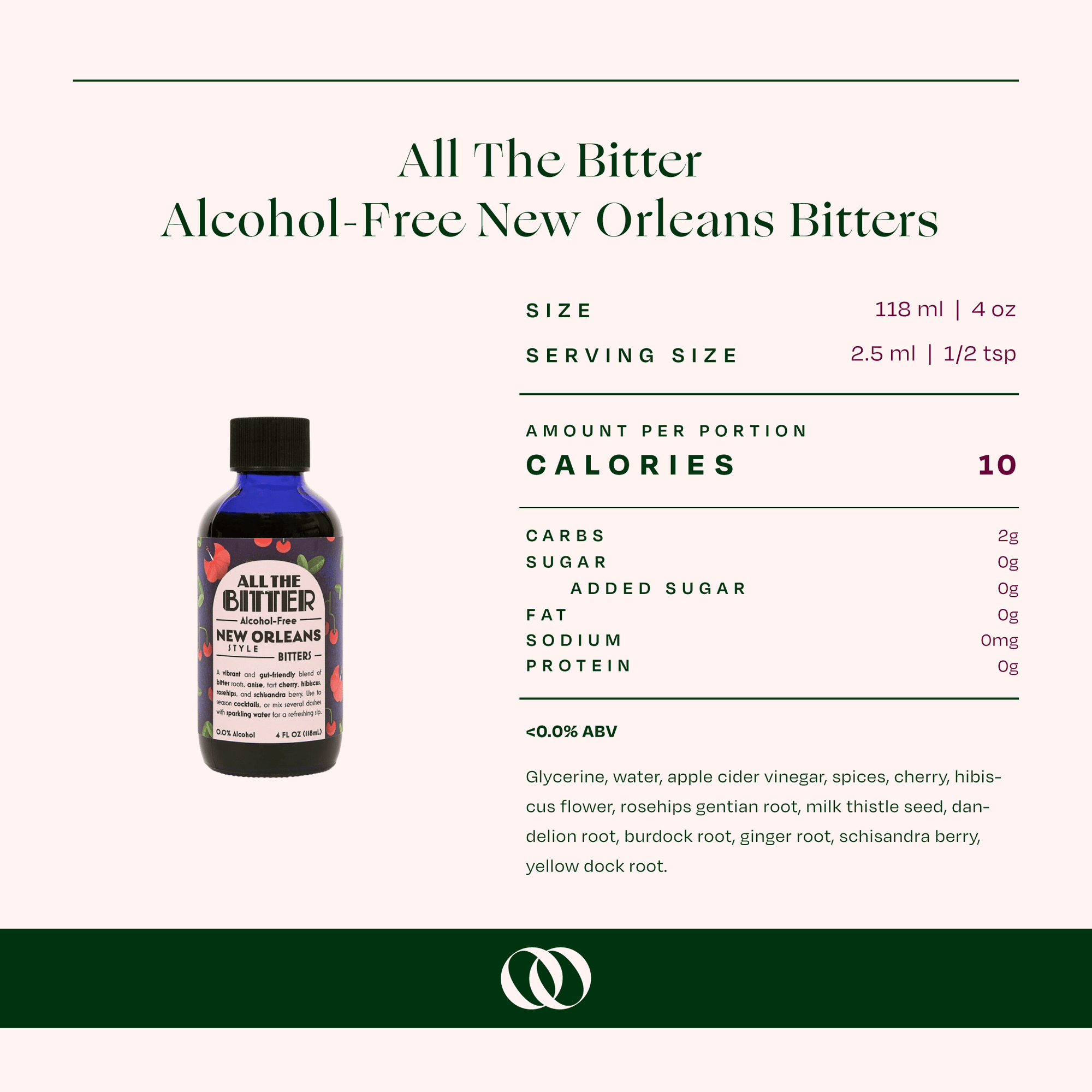 All The Bitter - Alcohol-Free New Orleans Bitters - Boisson