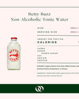 Betty Buzz Non-Alcoholic Tonic Water (4 pack) - Boisson