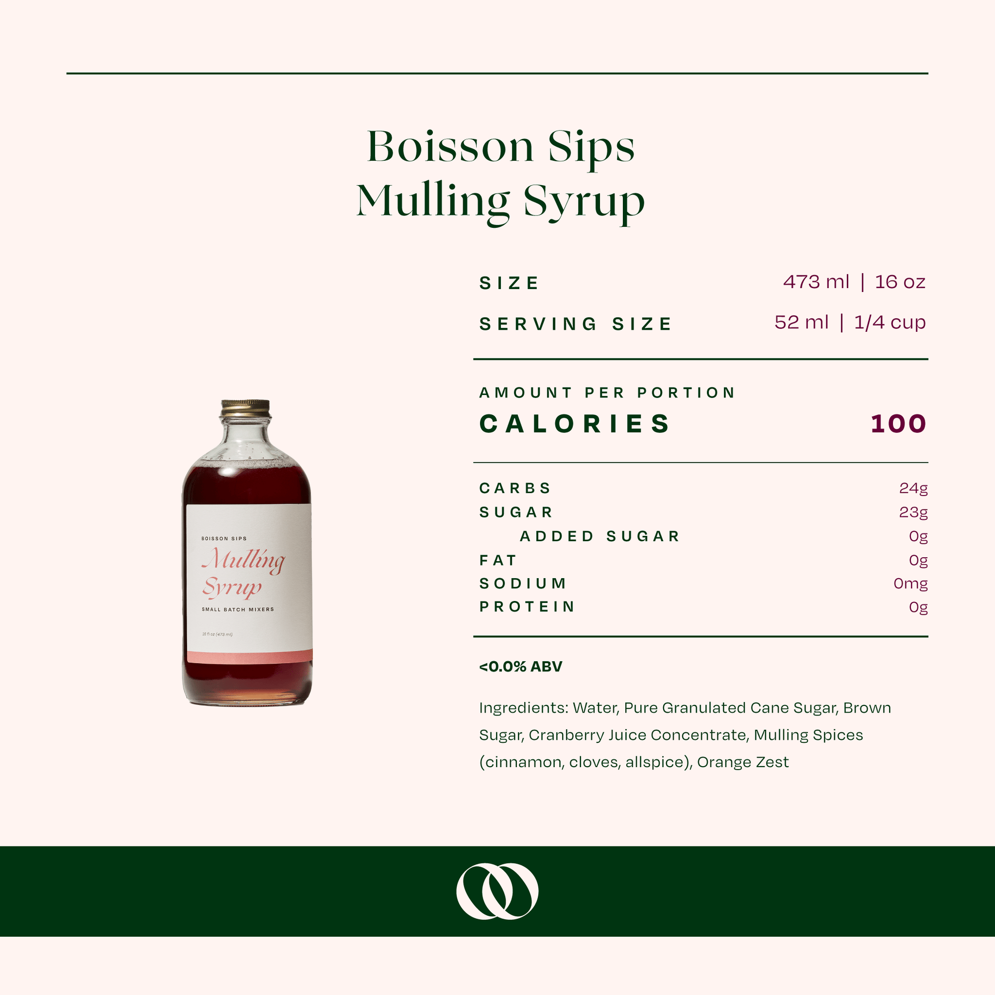 Wood Stove Kitchen - Boisson Sips Mulling Syrup Small Batch Mixers - Boisson