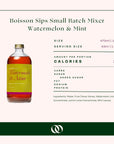 Wood Stove Kitchen - Boisson Sips Watermelon & Mint Small Batch Mixers - Boisson