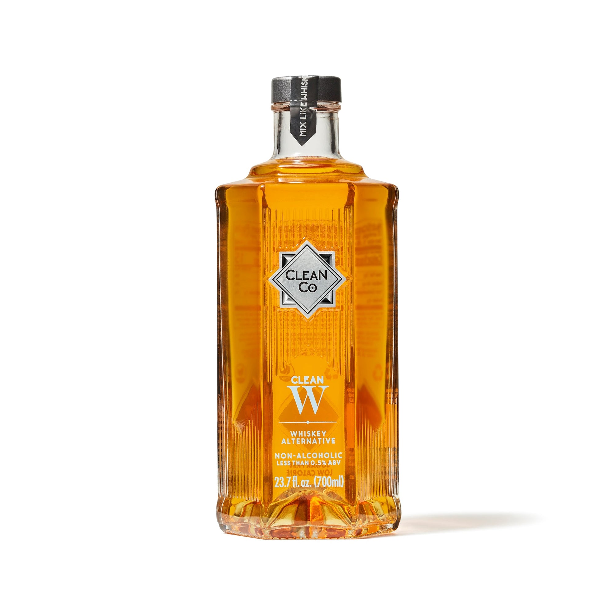 CleanCo Clean W - Non-Alcoholic Bourbon Style Whiskey Alternative - 700ml - Boisson