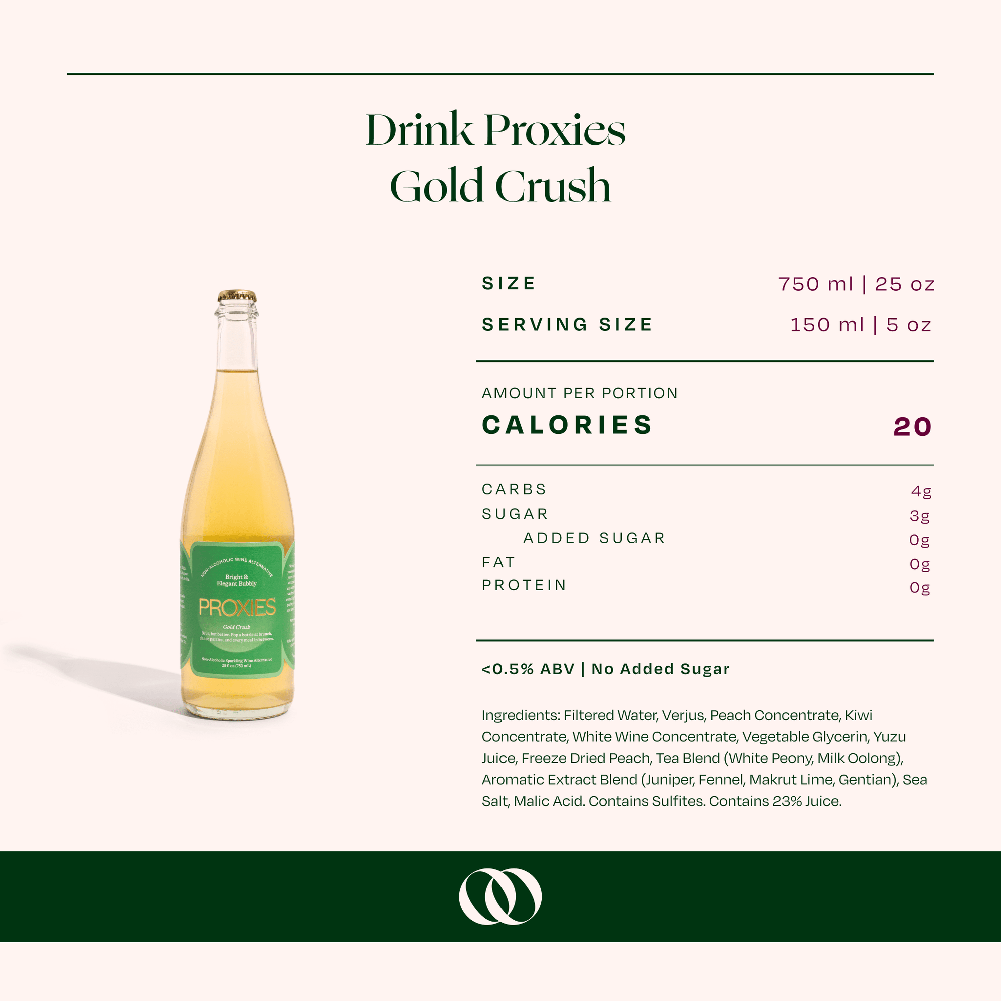 Drink Proxies - Gold Crush Sparkling White Wine - Boisson
