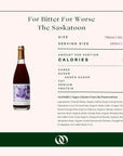 For Bitter For Worse Non-Alcoholic The Saskatoon - Boisson