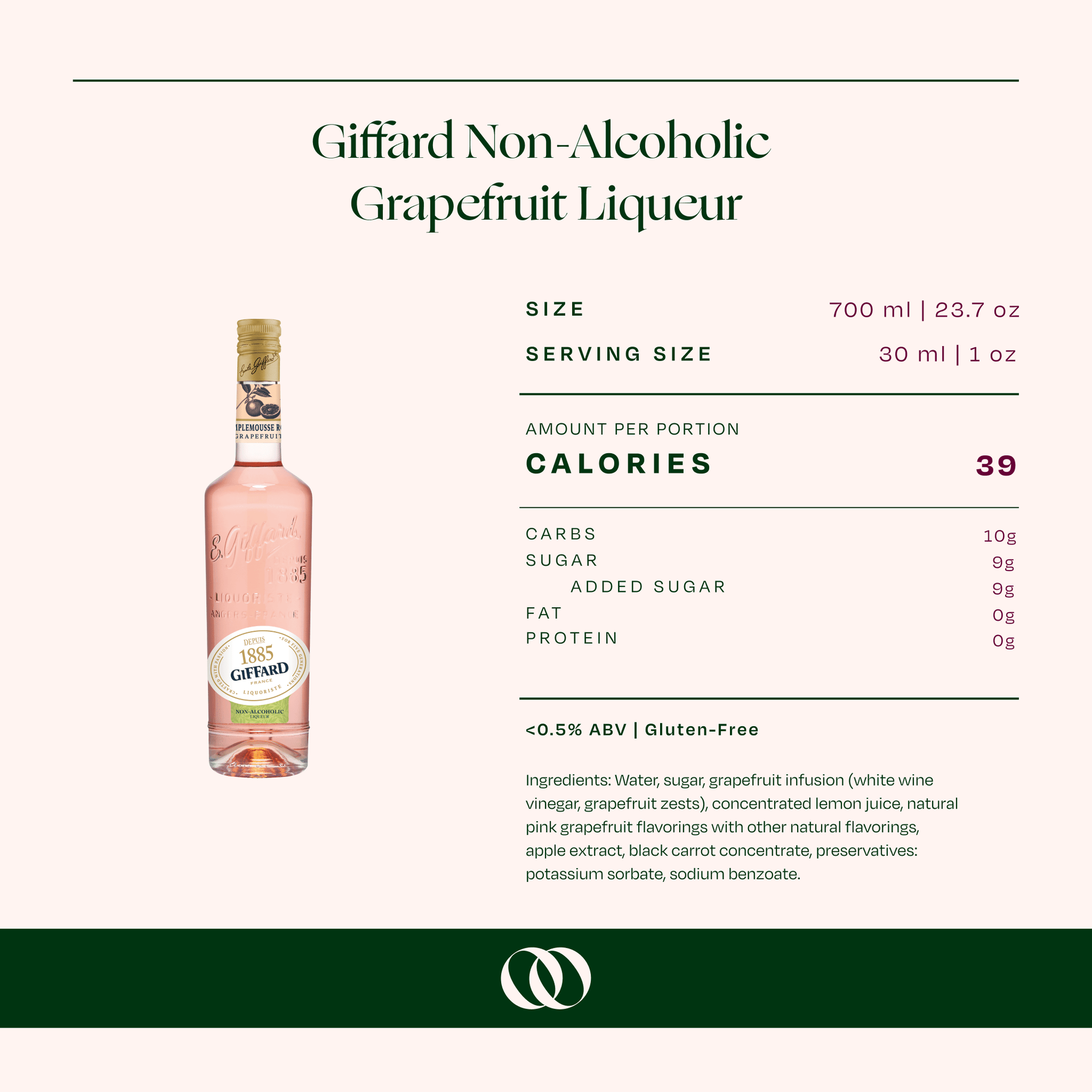 Giffard Non-Alcoholic Grapefruit Liqueur - Boisson