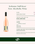 Kolonne Null - Rosé Wine 2022 750ml- Non-Alcoholic Wine - Boisson
