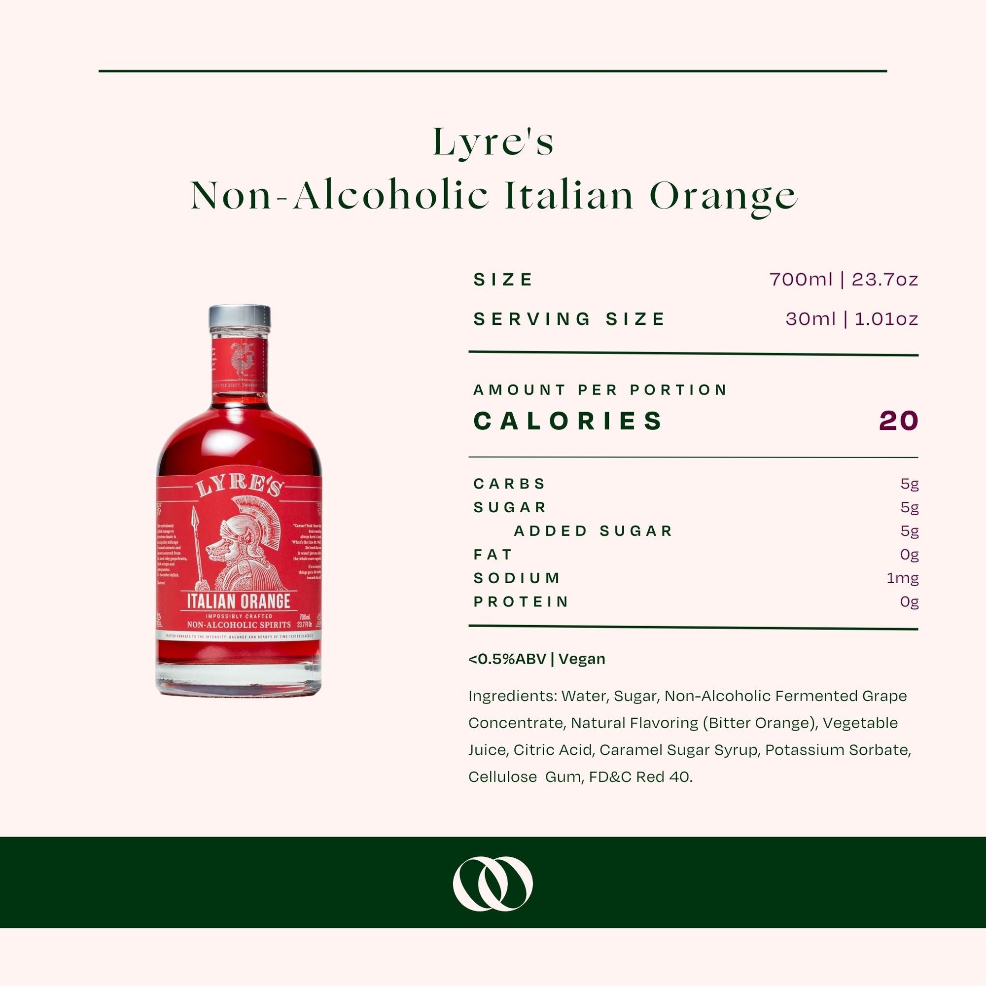 Lyre's Non-Alcoholic Italian Orange - Boisson