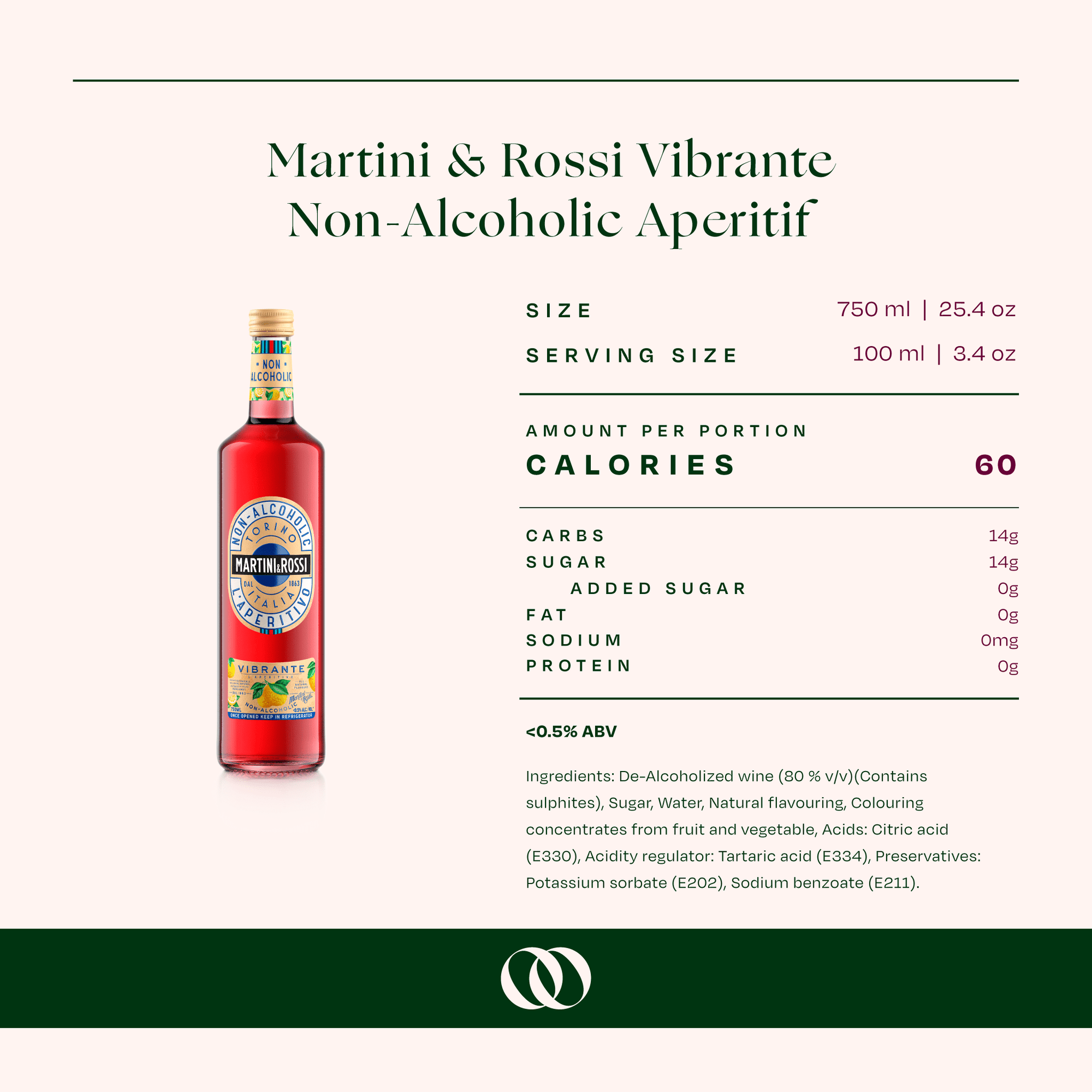 Martini & Rossi Non-Alcoholic Vibrante - Boisson