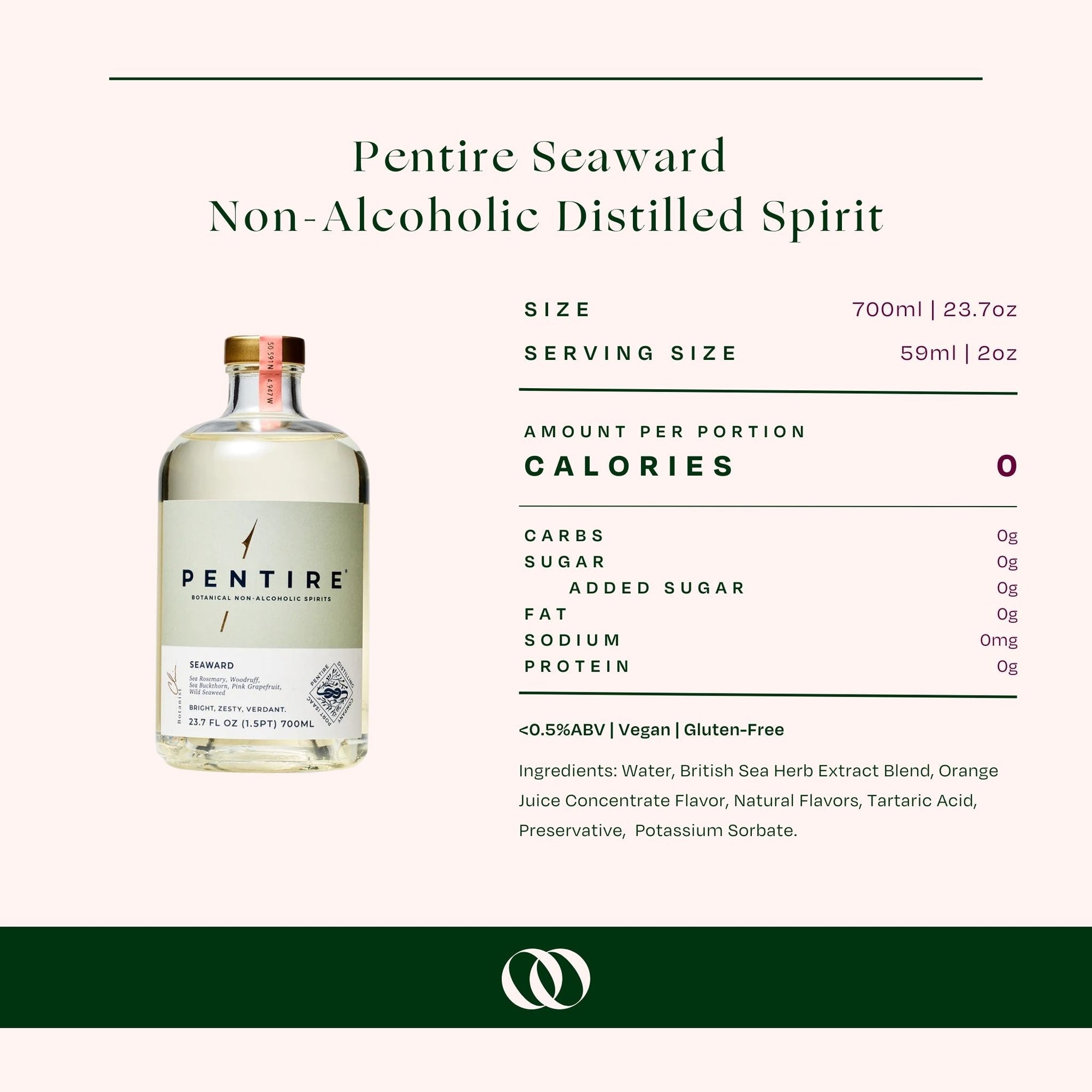 Pentire - Seaward - Non-Alcoholic Distilled Spirit 200ml - Boisson