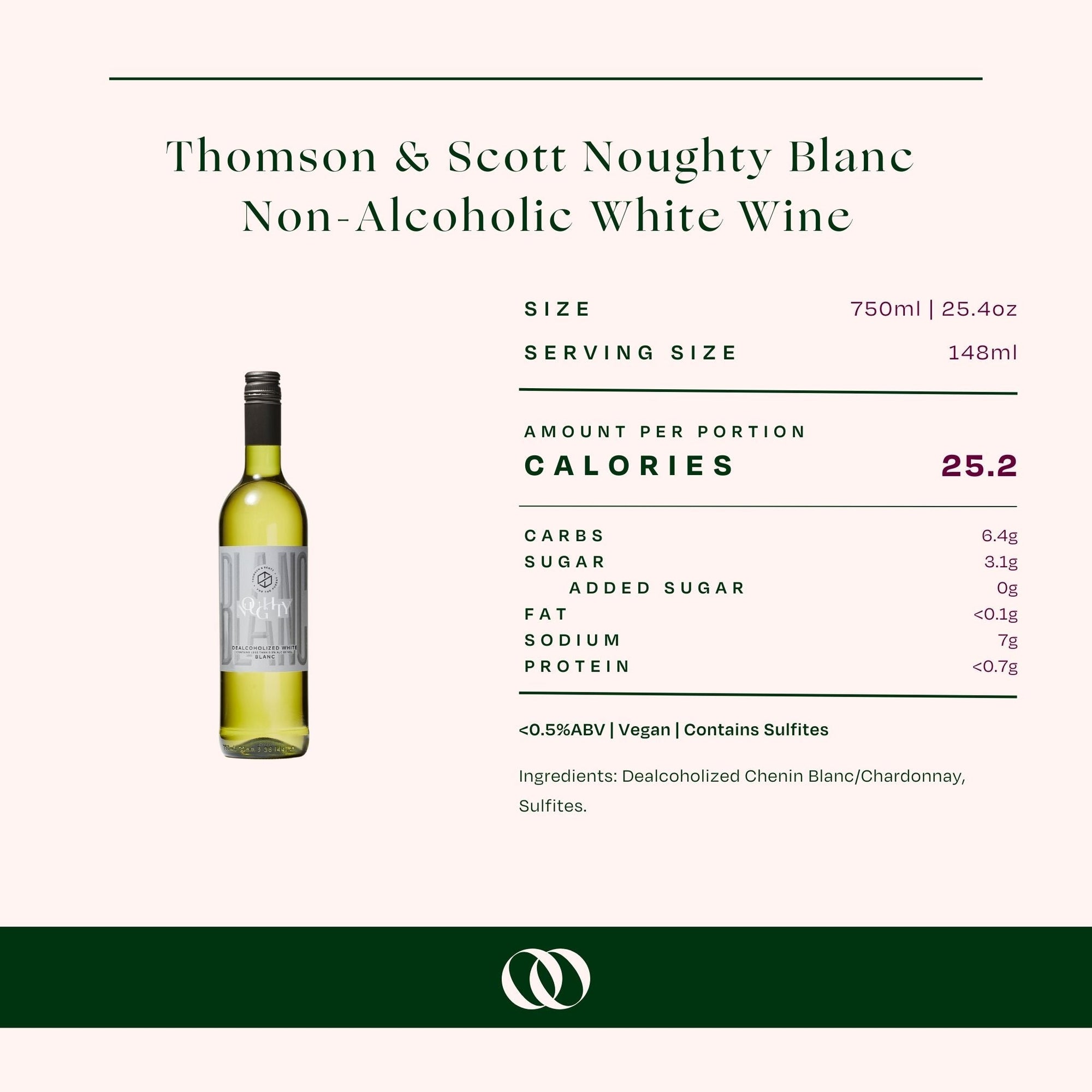Thomson &amp; Scott - Noughty Alcohol-Free Blanc - Boisson
