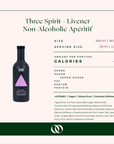 Three Spirit Livener Non-Alcoholic Apéritif - Nutrition