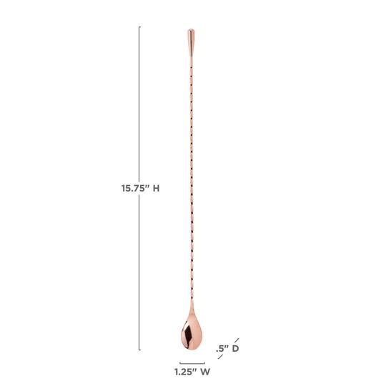Viski - 40cm Copper Weighted Barspoon - Boisson