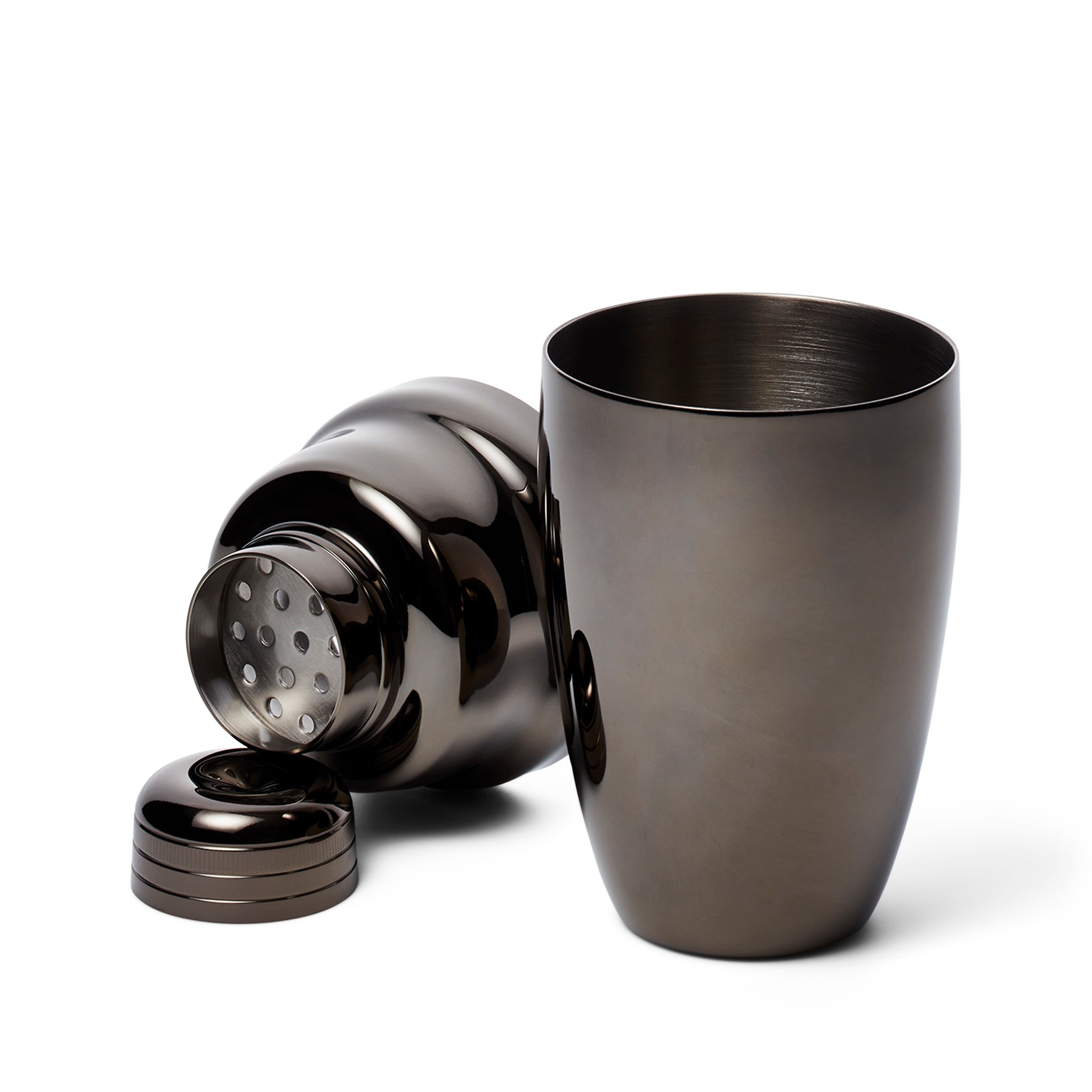 Gunmetal Heavyweight Cocktail Shaker Viski Barware Boisson