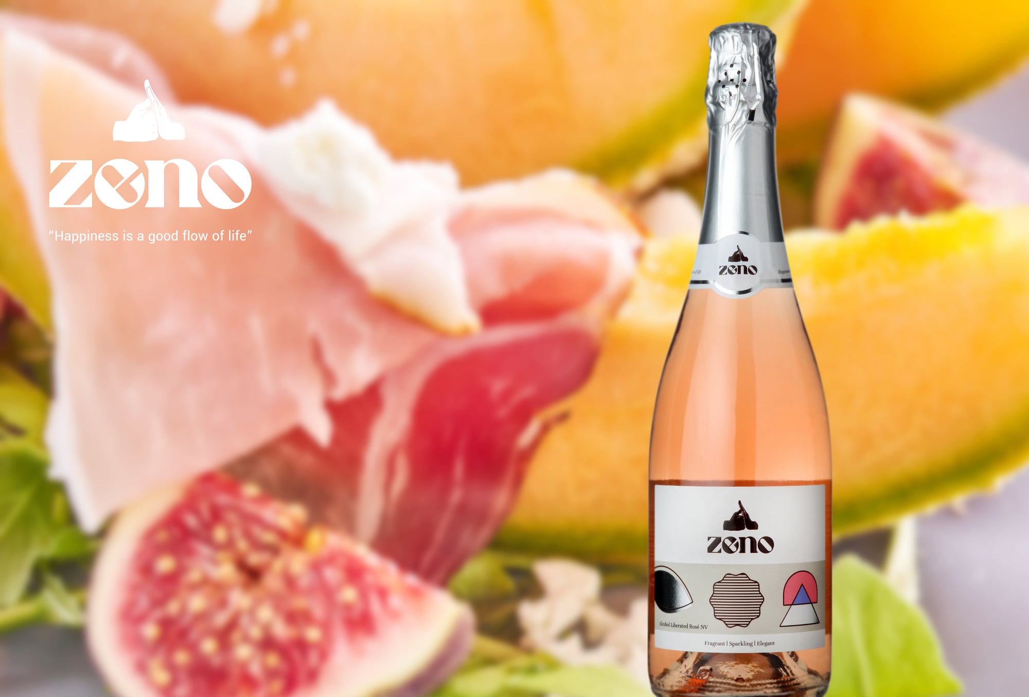 Zeno - Sparkling Rosé Non-Alcoholic Wine - 750ml