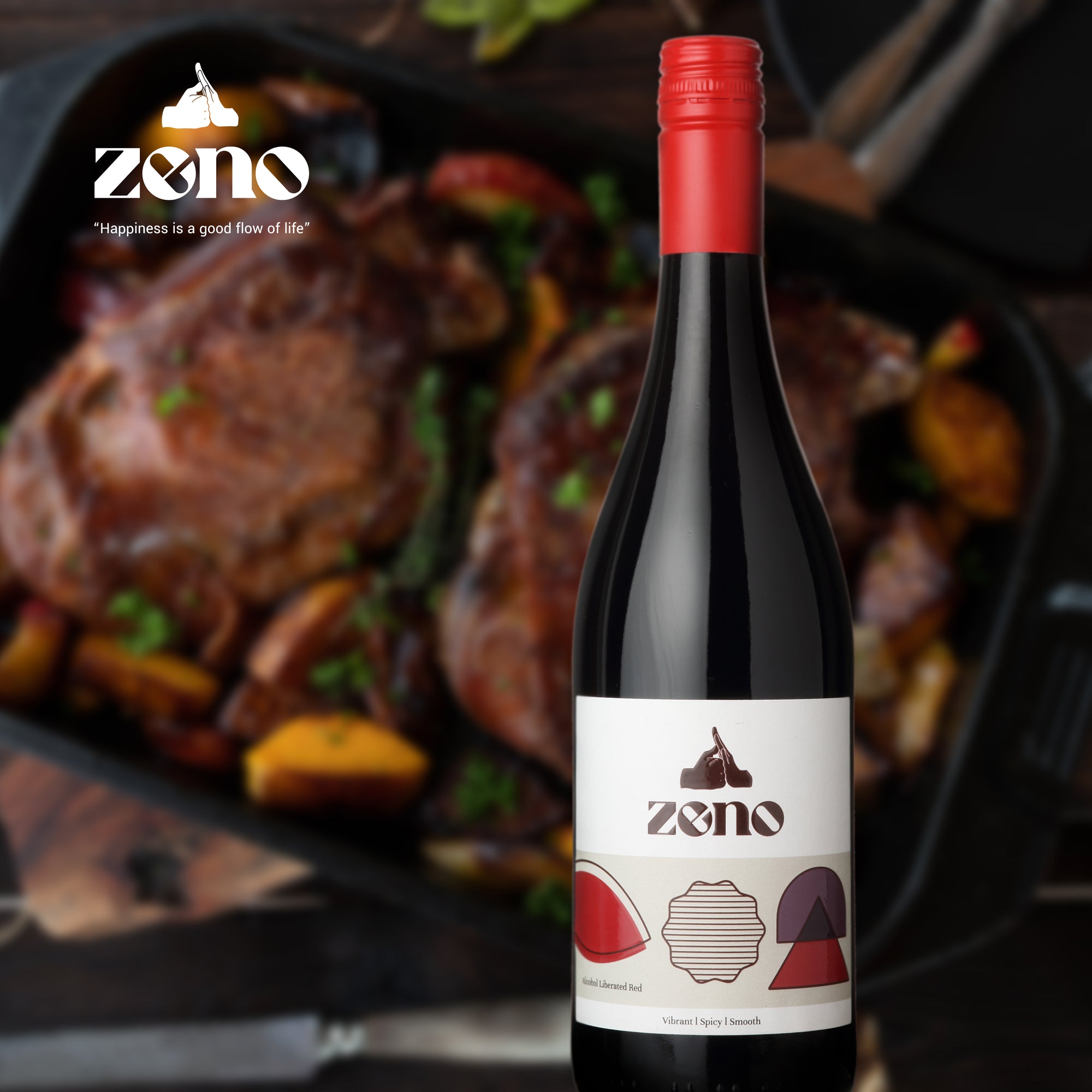 Zeno - Red Non-Alcoholic Wine - 750ml