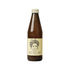 Brown bottle with a label featuring a face and 'Gut Feeling' text on a white background
