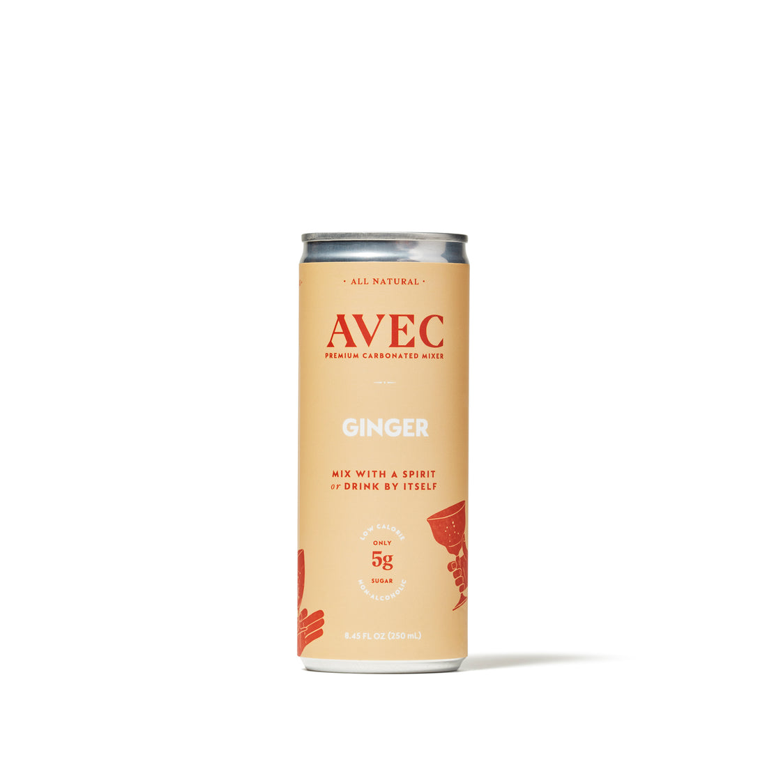AVEC - Ginger 4-pack - Non-Alcoholic Sparkling Beverage - Boisson — Brooklyn's Non-Alcoholic Spirits, Beer, Wine, and Home Bar Shop in Cobble Hill