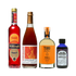 4 bottles that together create a Non-Alcoholic Mezcal Negroni